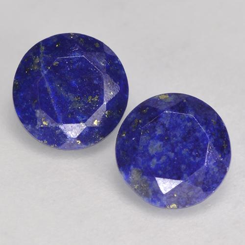 2pc Matching Round Blue Lapis Lazulis In Size 61mm Weight 152ct
