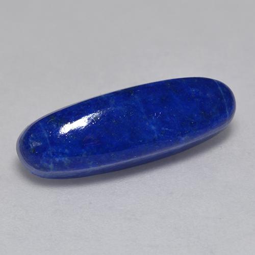 Intense Navy Blue Lapis Lazuli Gem - 4.6ct Oval Cabochon (ID: 527616)