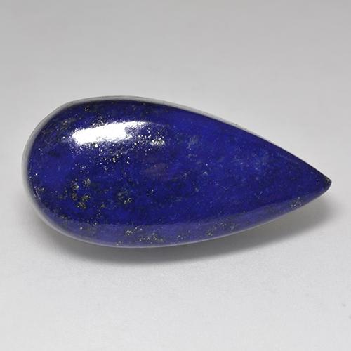 Intense Navy Blue Lapis Lazuli Gem - 32.1ct Pear Cabochon (ID: 527843)