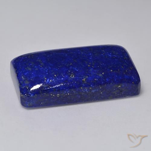 Lapis Lazuli Gemstone in 25.6 x 14.9 mm Size for Sale, Lapis Lazuli Stone in Intense Navy Blue Color
