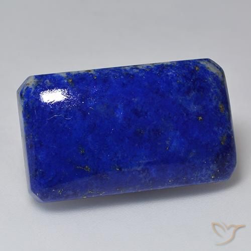 26.65 ct Blue Lapis Lazuli Stone, Natural Lapis Lazuli in Octagon Cabochon Shape for Sale