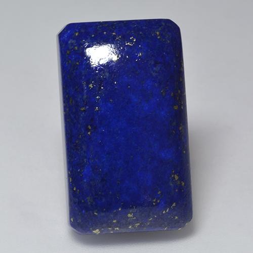 Lapis-lazuli Bleu octagon cabochon d'Afghanistan, 25,5 x 15mm, poids de 31,02 ct, pierre gemme naturelle Non traité de pureté Opaque , 1 pièce Lapis-lazuli, couleur Bleu foncé, dureté Mohs de 5 à 6, Photo A