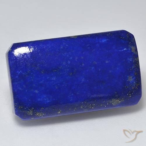 28.38 ct Blue Lapis Lazuli Stone, Natural Lapis Lazuli in Octagon Cabochon Shape for Sale