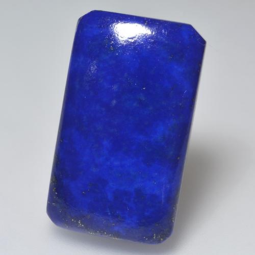 Intense Navy Blue Lapis Lazuli Gem - 30ct Octagon Cabochon (ID: 527940)