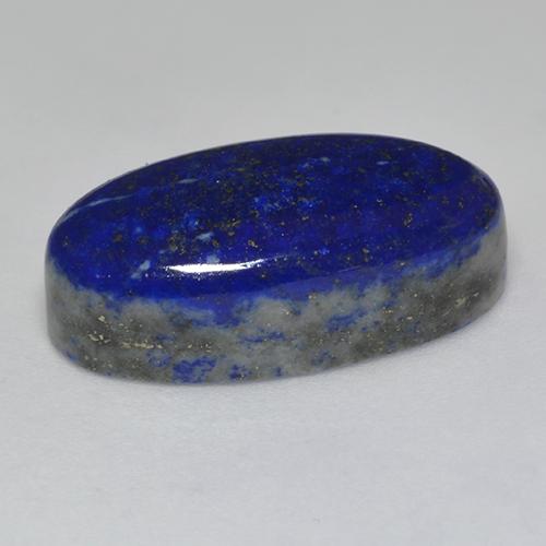 lapislazzuli blu sfaccettato con lapislazzuli blu Cabochon ovale blu Lapis Lazuli con lapislazzuli blu certificato naturale da 10,60 ct