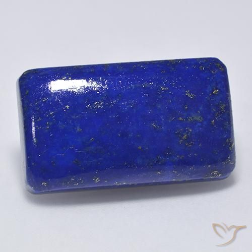 28.06 ct Blue Lapis Lazuli Stone, Natural Lapis Lazuli in Octagon Cabochon Shape for Sale
