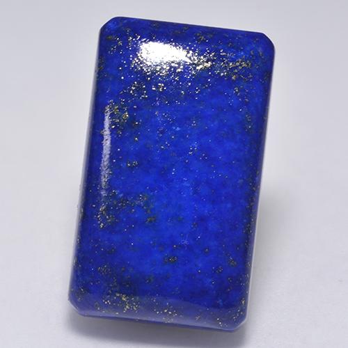 Electric Blue Lapis Lazuli Gem - 31.5ct Octagon Cabochon (ID: 528239)