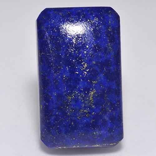 Intense Navy Blue Lapis Lazuli Gem - 32.1ct Octagon Cabochon (ID: 528244)