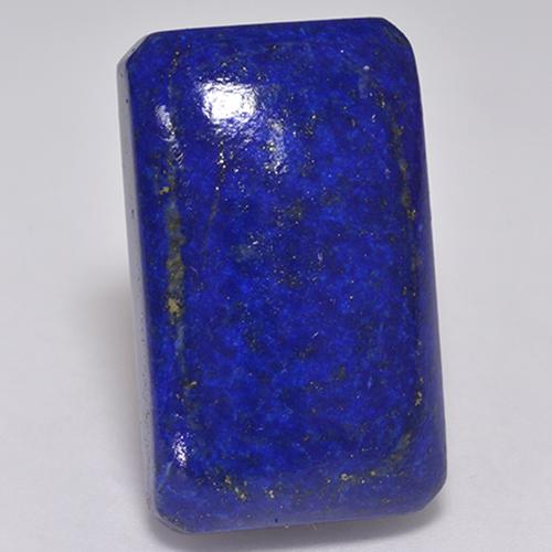 Azul marino intenso Lapislázuli Gema - 29.6ct Cabujón en Forma de Octógono (ID: 528245)