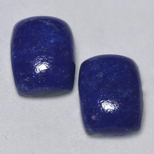 Dark Blue Lapis Lazuli Gem - 1.5ct Cushion Cabochon (ID: 528297)