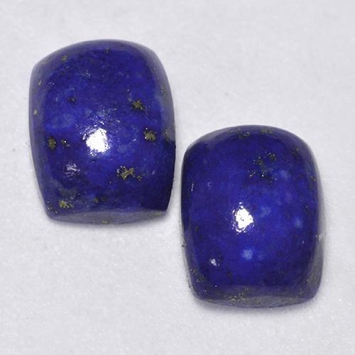 Azul marino intenso Lapislázuli Gema - 1.7ct Cabujón forma Cojín (ID: 528302)