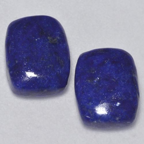 Azul oscuro Lapislázuli Gema - 1.3ct Cabujón forma Cojín (ID: 528306)