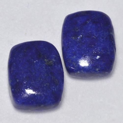 2.59 ctw Blue Lapis Lazuli Stones, Natural Lapis Lazuli in Cushion Cabochon Shape for Sale