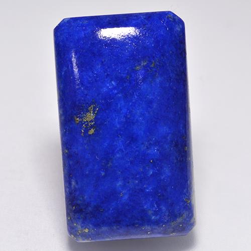 Bright Blue Lapis Lazuli Gem - 33.5ct Octagon Cabochon (ID: 528848)