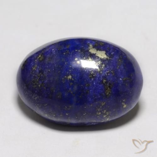 11.25 ct Blue Lapis Lazuli Stone, Natural Lapis Lazuli in Oval Cabochon Shape for Sale