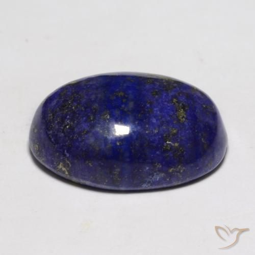Lapis Lazuli Gemstone in 16.7 x 11.8 mm Size for Sale, Lapis Lazuli Stone in Dark Blue Color