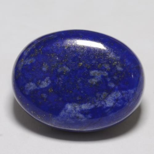 Very Deep Blue Лазурит Камень - 14.9ct Овал Кабошон (ID: 550551)