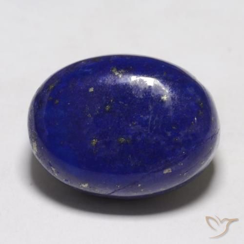 13.91 ct Blue Lapis Lazuli Stone, Natural Lapis Lazuli in Oval Cabochon Shape for Sale
