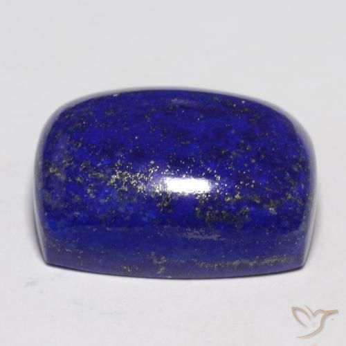Lapis Lazuli Gemstone in 20 x 15 mm (calibrated) Size for Sale, Lapis Lazuli Stone in Intense Navy Blue Color