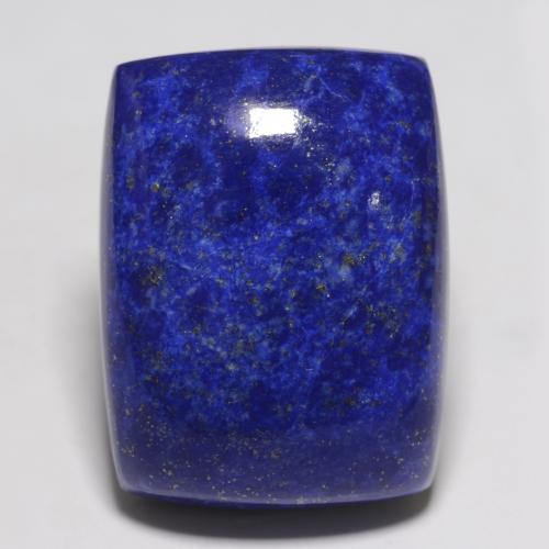 Lapis-lazuli Bleu cushion cabochon 19,9 x 15,2mm d'Afghanistan, poids de 24,49 ct, pierre gemme naturelle Non traité de pureté Opaque , 1 pièce Lapis-lazuli, couleur : Bleu foncé, dureté de Mohs de 5 à 6, Photo A