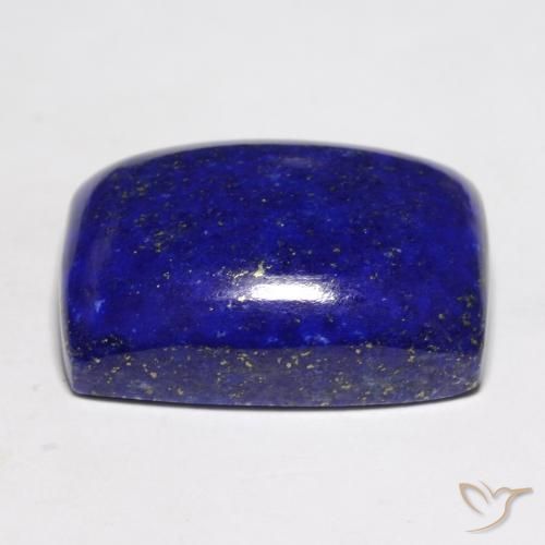 Lapis Lazuli Gemstone in 20 x 15 mm (calibrated) Size for Sale, Lapis Lazuli Stone in Intense Navy Blue Color