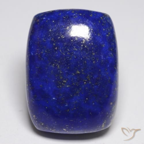 23.82 ct Blue Lapis Lazuli Stone, Natural Lapis Lazuli in Cushion Cabochon Shape for Sale
