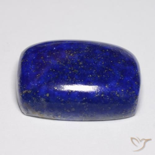 Lapis Lazuli Gemstone in 20 x 15 mm (calibrated) Size for Sale, Lapis Lazuli Stone in Intense Navy Blue Color