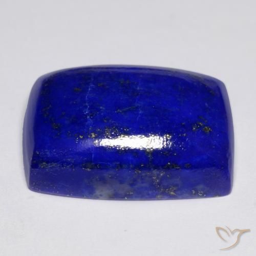 Lapis Lazuli Gemstone in 20 x 15 mm (calibrated) Size for Sale, Lapis Lazuli Stone in Intense Navy Blue Color