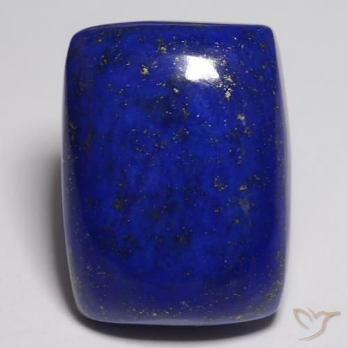 22.68ct Natural Intense Navy Blue Lapis Lazuli, Cushion, Opaque