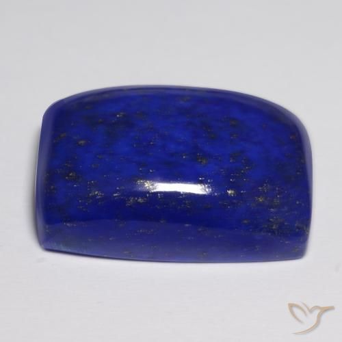 Lapis Lazuli Gemstone in 20 x 15 mm (calibrated) Size for Sale, Lapis Lazuli Stone in Intense Navy Blue Color