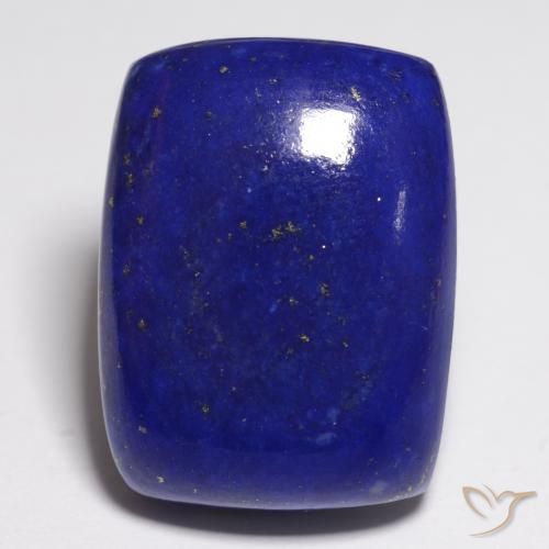 22.41ct Natural Intense Navy Blue Lapis Lazuli, Cushion, Opaque