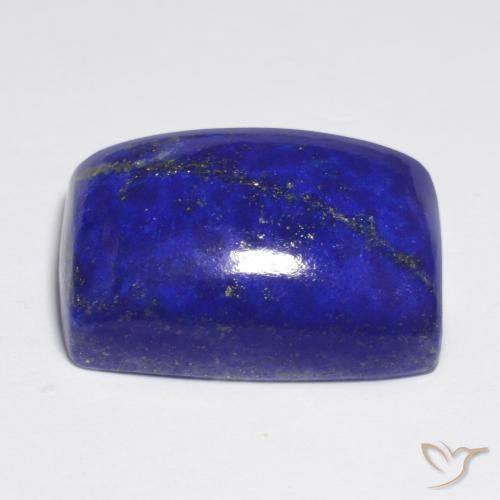 Lapis Lazuli Gemstone in 20 x 15 mm (calibrated) Size for Sale, Lapis Lazuli Stone in Intense Navy Blue Color