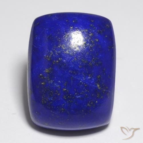 23.33ct Natural Intense Navy Blue Lapis Lazuli, Cushion, Opaque