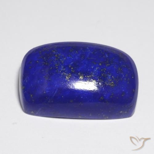 Lapis Lazuli Gemstone in 20 x 15 mm (calibrated) Size for Sale, Lapis Lazuli Stone in Intense Navy Blue Color