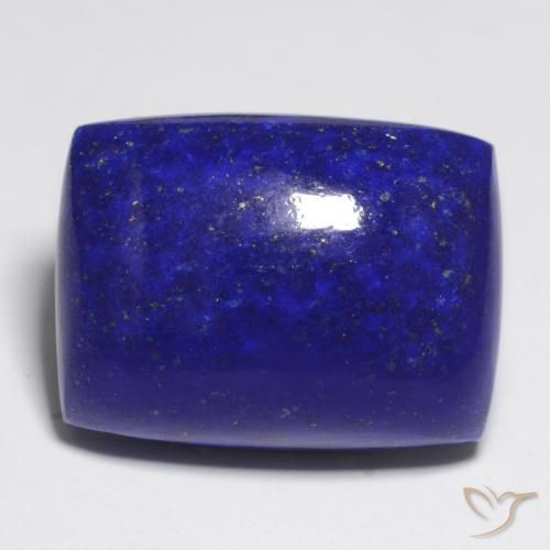 22.44 ct Blue Lapis Lazuli Stone, Natural Lapis Lazuli in Cushion Cabochon Shape for Sale