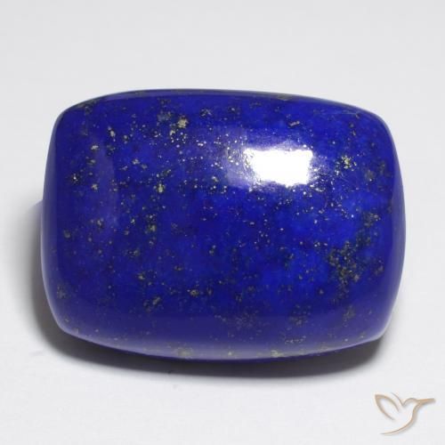 20.99 ct Blue Lapis Lazuli Stone, Natural Lapis Lazuli in Cushion Cabochon Shape for Sale