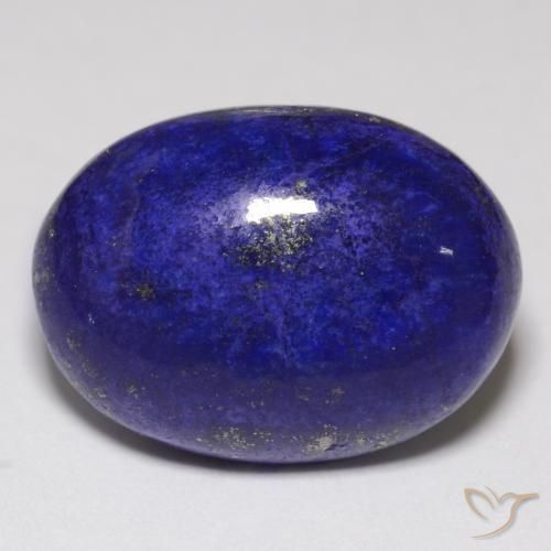 10.92 ct Blue Lapis Lazuli Stone, Natural Lapis Lazuli in Oval Cabochon Shape for Sale