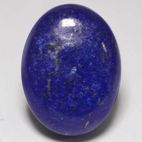 Intense Navy Blue Lapis Lazuli Gem - 15ct Oval Cabochon (ID: 551510)
