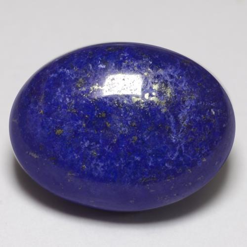 15.04 ct Blue Lapis Lazuli Stone, Natural Lapis Lazuli in Oval Cabochon Shape for Sale