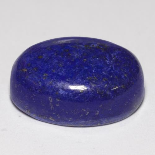Lapis Lazuli Gemstone in 17.1 x 13 mm Size for Sale, Lapis Lazuli Stone in Intense Navy Blue Color