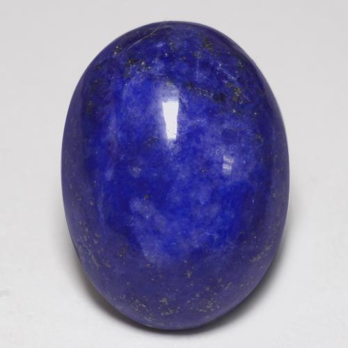 Intense Navy Blue Lapis Lazuli Gem - 9.5ct Oval Cabochon (ID: 551511)