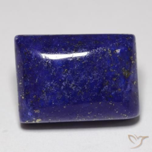 13.49 ct Blue Lapis Lazuli Stone, Natural Lapis Lazuli in Baguette Cabochon Shape for Sale