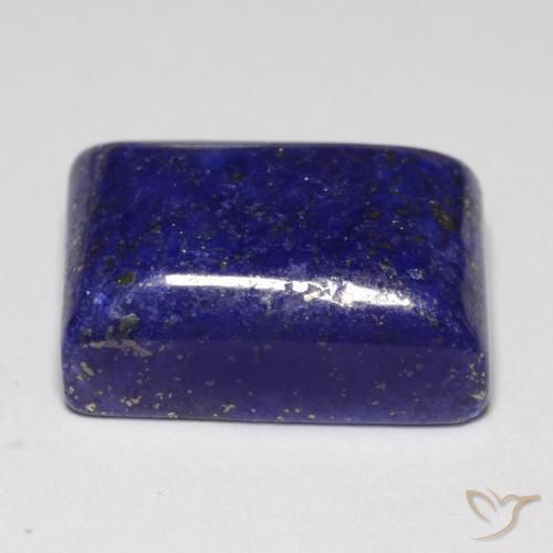 Lapis Lazuli Gemstone in 15.4 x 11.3 mm Size for Sale, Lapis Lazuli Stone in Very Deep Blue Color