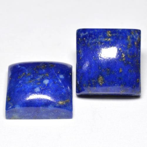 15.62 ctw Blue Lapis Lazuli Stones, Natural Lapis Lazuli in Square Cabochon Shape for Sale