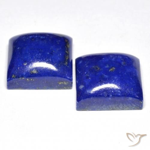 Lapis Lazuli Gemstones in 11 x 11 mm (calibrated) Size for Sale, Lapis Lazuli Stones in Bright Blue Color