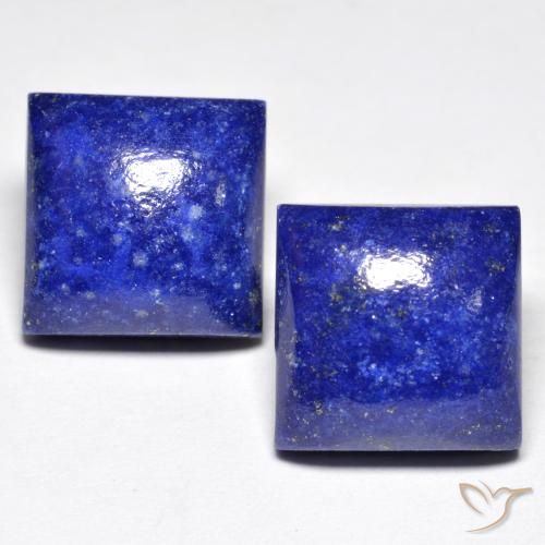 Lapislázuli cuadrado de 14,39 ct, 11,1 x 11,1 mm Desde Afganistán, Photo A