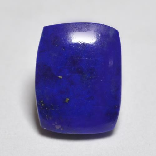 Intense Navy Blue Lapislazuli Edelstein - 1.2ct Kissen Cabochon (ID: 553163)