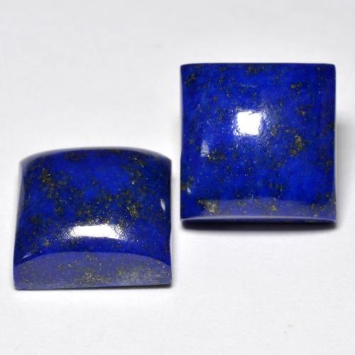 15.74 ctw Blue Lapis Lazuli Stones, Natural Lapis Lazuli in Square Cabochon Shape for Sale