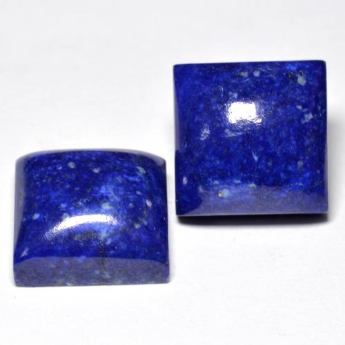 15.66 ctw Blue Lapis Lazuli Stones, Natural Lapis Lazuli in Square Cabochon Shape for Sale
