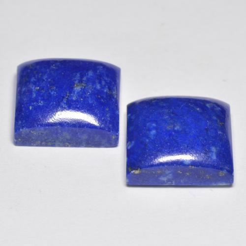 Lapis Lazuli Gemstones in 11 x 11 mm (calibrated) Size for Sale, Lapis Lazuli Stones in Electric Blue Color